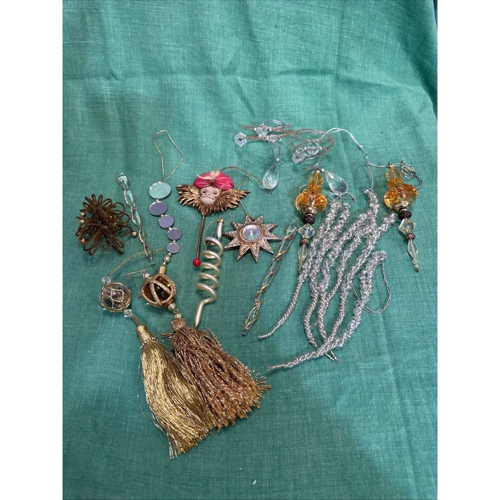 Gold Boho christmas ornaments 19 Pieces Holiday Boutique Unusual‎ Mystical